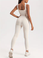 Women’s Ribbed Sleeveless Jumpsuit