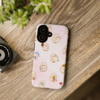 Cute Chick Pattern Phone Case Kawaii Pastel Protective Cover