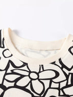 Children's Printed Top and Leggings Set