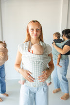 Coco Gingham - Baby Carrier With A Pocket