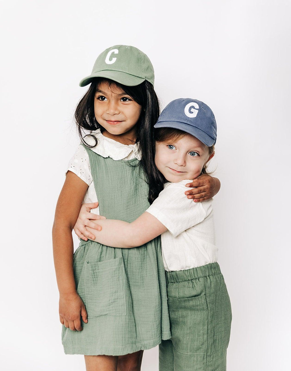 Dusty Sage Letter Baseball Hat