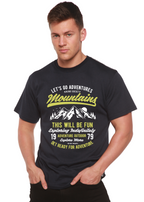 Let's Go Adventure Men's Bamboo Viscose/Organic Cotton Short Sleeve Graphic T-Shirt
