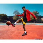 New Electrifying gold n black Retro sporty Shoes for men