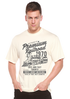 Premium Railroad Spun Bamboo® Men's Bamboo Viscose/Organic Cotton Short Sleeve Graphic T-Shirt