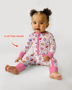 Custom Name God says I am Butterfly Bamboo Convertible Zippy