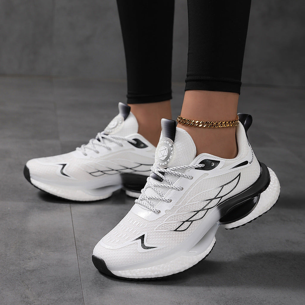 Lightweight Mesh Shock-Absorbing Athletic Sneakers