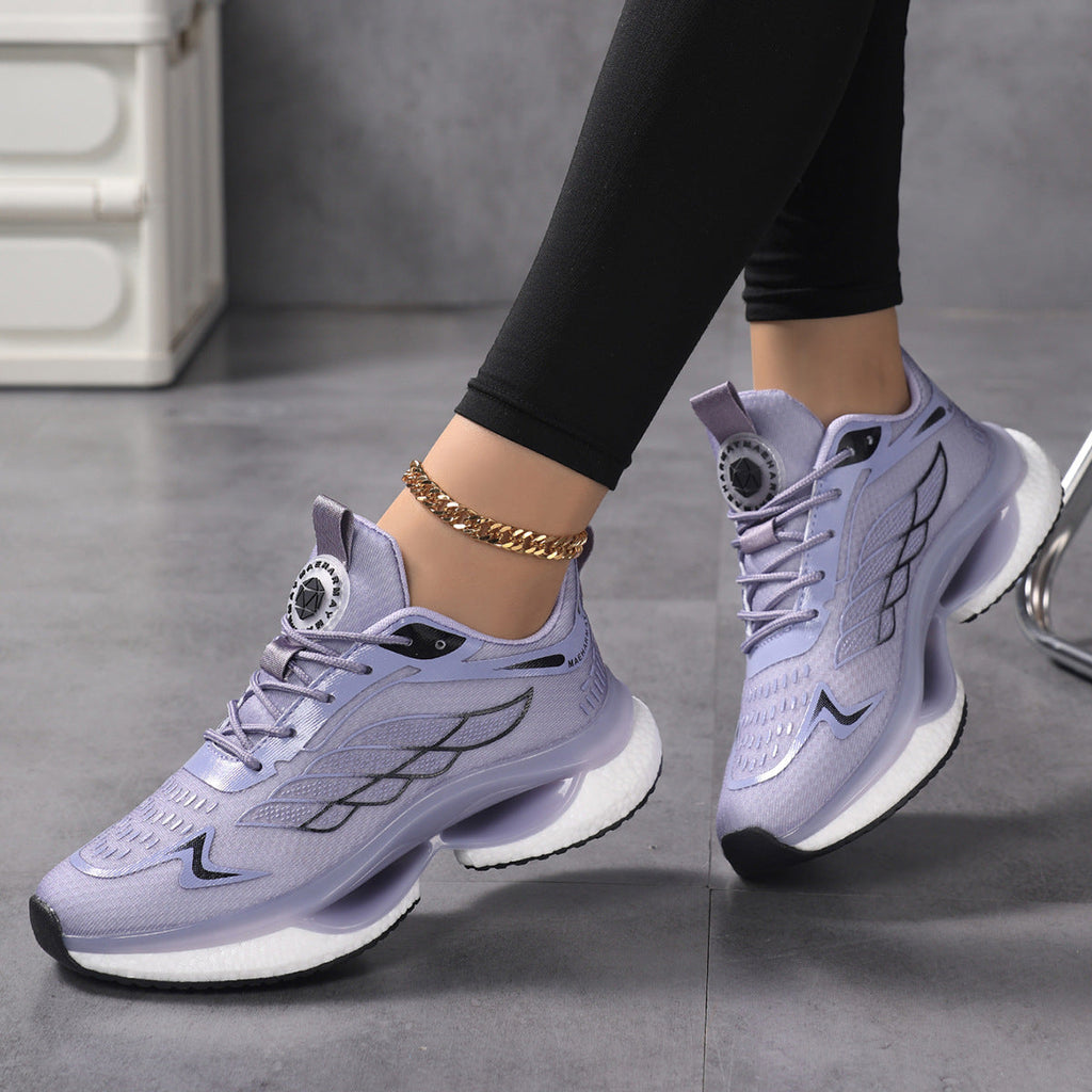 Lightweight Mesh Shock-Absorbing Athletic Sneakers