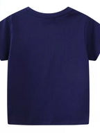 Children's Dinosaur Skeleton Crew Neck Short Sleeve T-Shirt