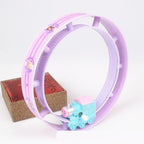 New Cartoon Chain Train Track Wind-Up Lollipop Toy