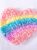 Children's Rainbow Heart Tulle Dress