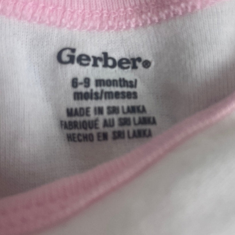 Lot of 8 Carter's Baby Girls 9 Mos Short Sleeve One Piece Outfits Tops Clothing