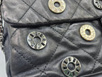 Chanel Star Attitude Flap Bag Grommet Embellished Quilted Leather Large
