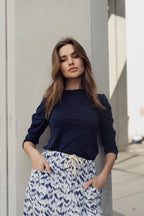 MODAL RUCHED T SHIRT