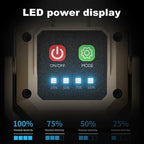 Rechargeable LED Work Light: Waterproof Inspection Lamp with Magnetic Base, for Car Repair, Emergency & Workshop Use