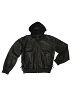 Leather Bomber Jacket
