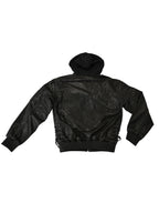 Leather Bomber Jacket