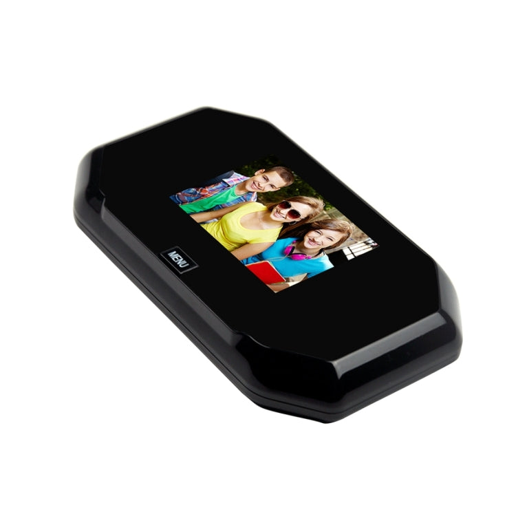 YB-30BH 3 inch Screen 1.0MP Security Camera Taking Picture Door Peephole, Support TF Card(Black)