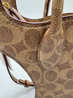 Coach Rexy Bag In Signature Canvas Imported With Keychain