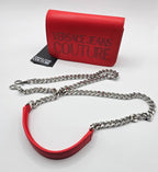 Versace Jeans Couture Red Logo Shoulder Bag
