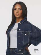 Cropped Chain Link Jacket