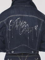 Cropped Chain Link Jacket