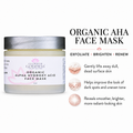 Organic AHA Face Mask – Renewing Treatment for Exfoliation & Glow