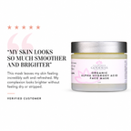 Organic AHA Face Mask – Renewing Treatment for Exfoliation & Glow