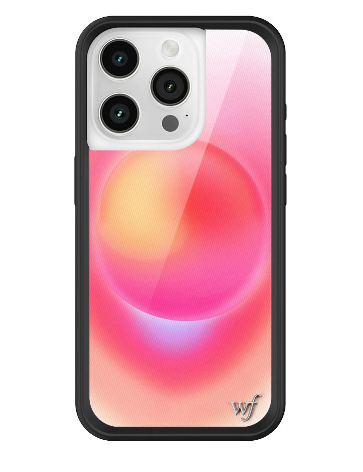 Hot Pink Aura iPhone Case