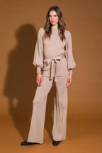 SMILE WHEN YOUR SAD WITH SWEATER TOP AND PANT SET