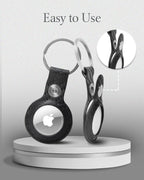 Genuine Leather Air Tag Key Chain