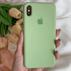 iPhone Silicone Case (Matcha Green)