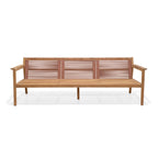 Agate Teak and Rope 3 Seater Sofa Chair - 1pc