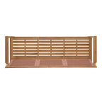 Agate Teak and Rope 3 Seater Sofa Chair - 1pc