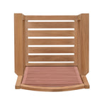 Agate Teak and Rope Armchair Terracotta