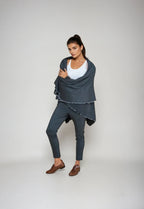 Buki Blanket - Charcoal Grey