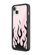 Flames | Pink & Black iPhone Case