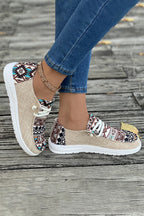 Bailee Vintage Aztec Lace-up Flat Shoes