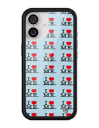 I Heart Me | Blue iPhone Case