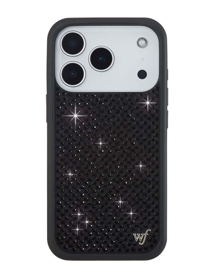 Rhinestone iPhone Case | Black