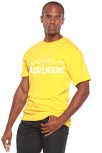 Adventure Printed Men's Bamboo Viscose/Organic Cotton Short Sleeve T-Shirt