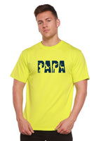 PAPA Men's Bamboo Viscose/Organic Cotton Short Sleeve Graphic T-Shirt