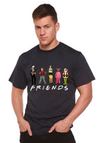 Funny Christmas Movies Printed Men's Bamboo T-Shirt