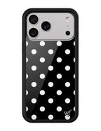 Polka Dot | Black and White iPhone Case