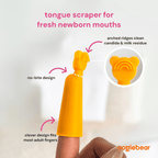 baby finger brush and tongue scraper