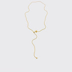 Ball drawstring snake chain necklace stainless steel necklace for women minimalist simple elegant stainless steel jewelry