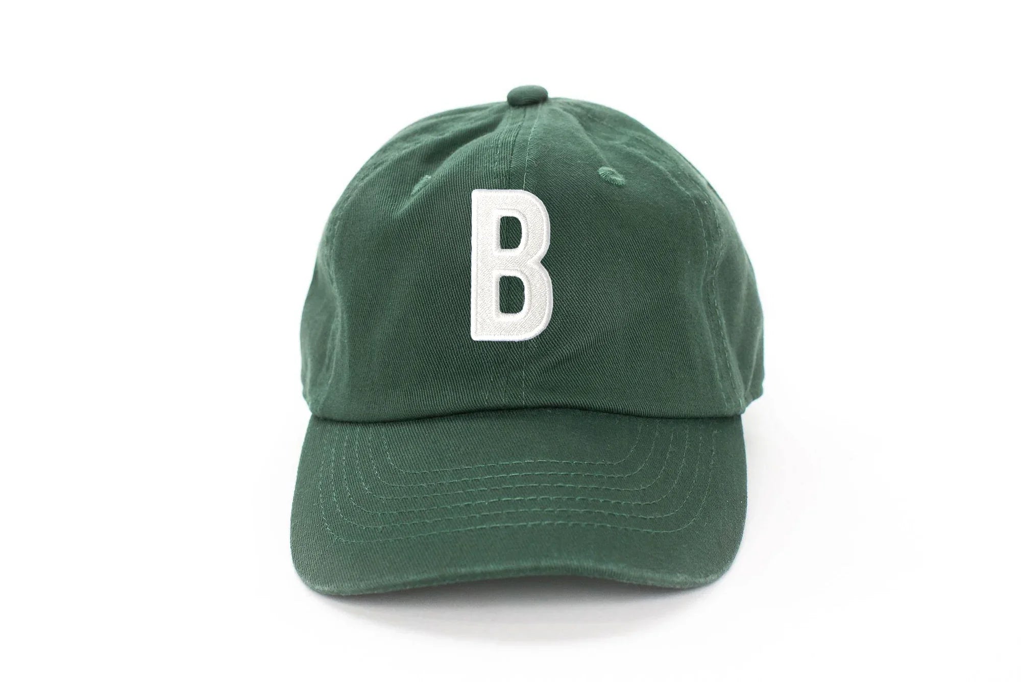 Hunter Green Letter Baseball Hat