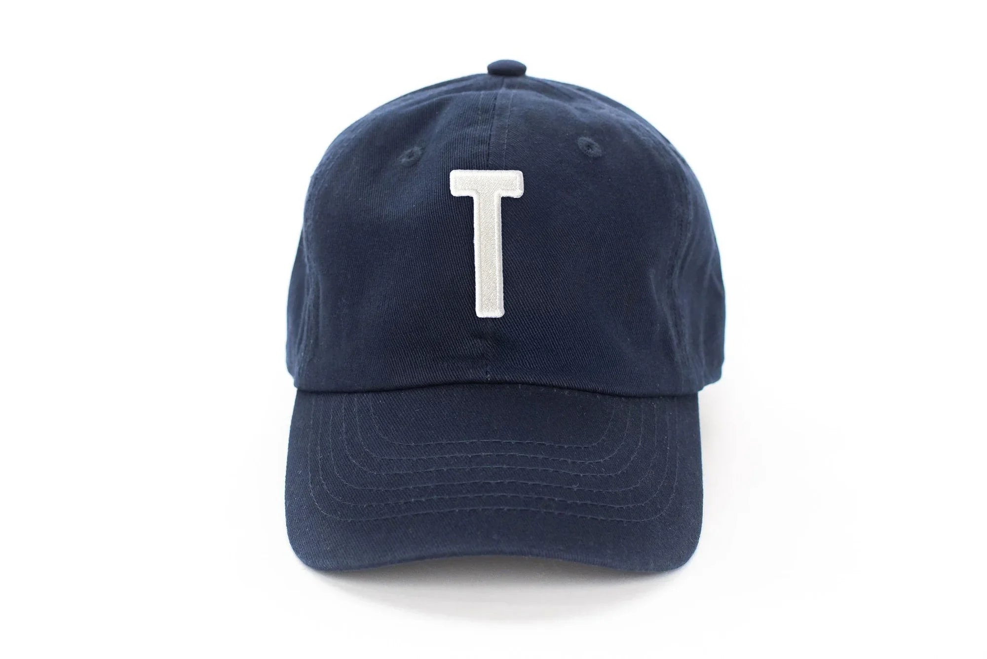 Navy Blue Letter Baseball Hat