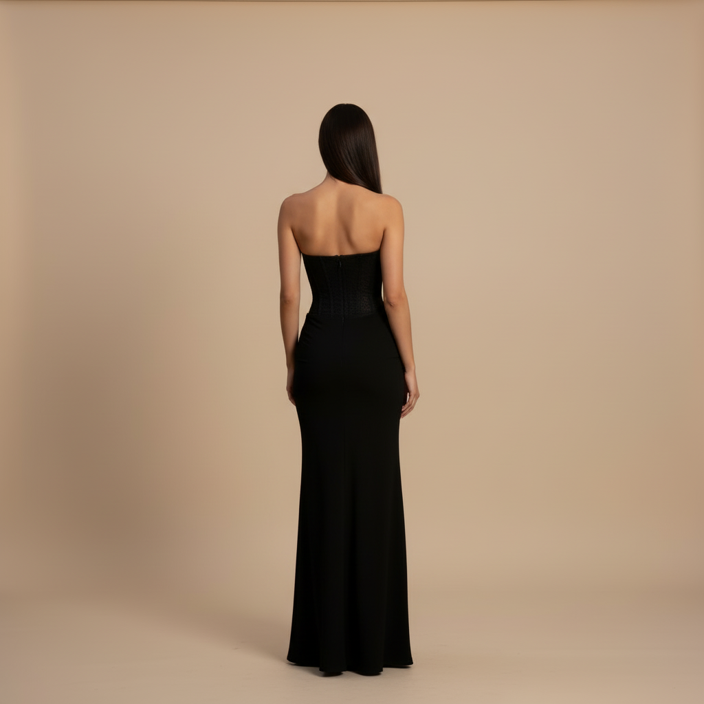Radiance Off-Shoulder Strapless Gown