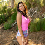 V Neck Tankini Top