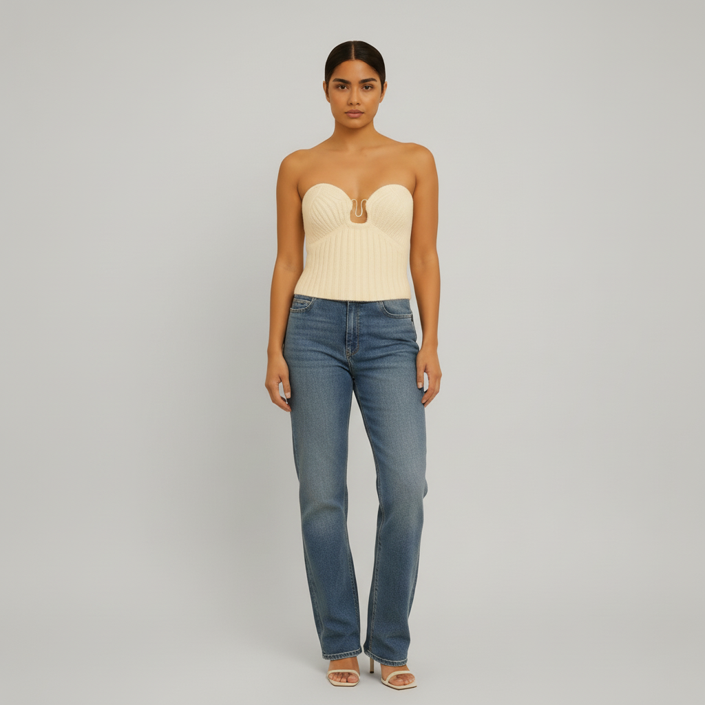 Sleek Knit Tube Top